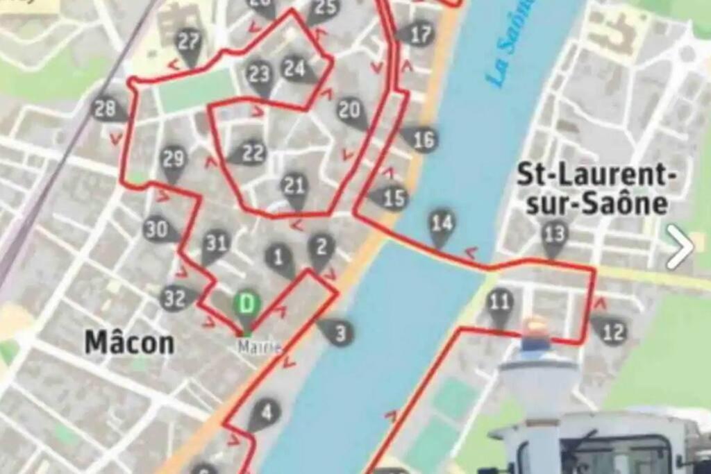 Detente Centre Historique De Macon Avec Spa Et Cine Екстериор снимка
